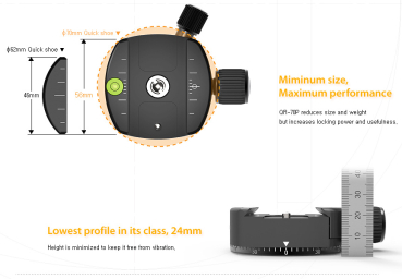 Preview: Markins Ball Head Q-Ball Q20i with Panorama Quick shoe