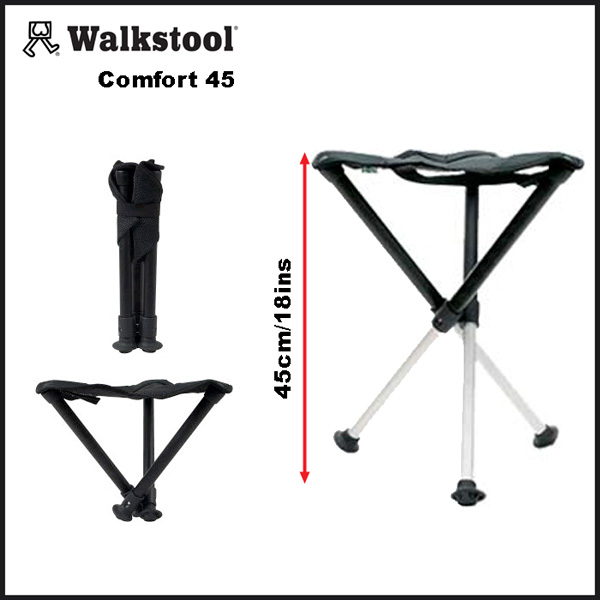 Walkstool tre gambe Sgabello da portare con sé Basic